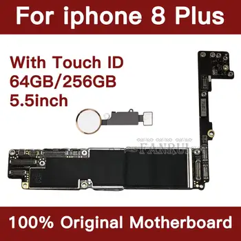 Za iPhone 8 Plus 256GB matična ploča sa sustavom otiska prsta IOS za iPhone 8 Plus Logic Board Mainboard s čipovima