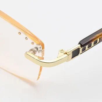 Visoka kvaliteta rezanja dalekovidost leće četvrtaste naočale za čitanje moda пресбиопические naočale za dalekovidnost muškaraca
