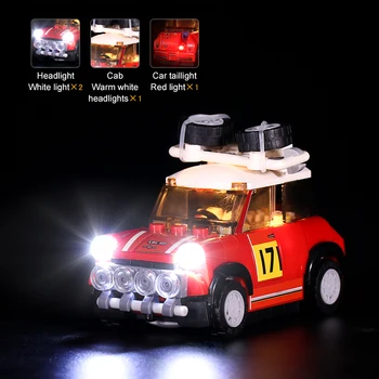 LED Light Set For LEGO Super Racing Series 75894 Off - blocks car (only light kit included)LED Light Set For LEGO 75895 speed ser