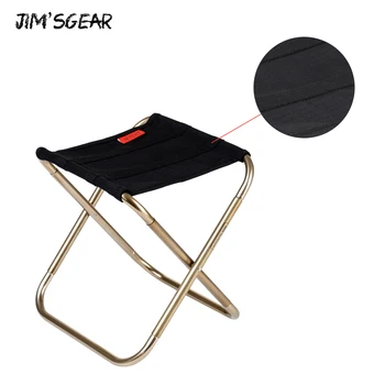 JIM ' SGEAR kamp stolica vanjski ribolov stolica visoke stolice za piknik kompaktan aluminijski sklopivi jednostavan odbojka na stolicu