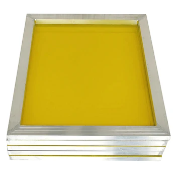 1Pc 120T Mesh reusable aluminijski okvir ispis svile zasloni 27X39Cm sa žutim mreže 300Tpi za izradu matrica