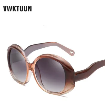 VWKTUUN sunčane naočale ženske velike Oculos okrugli nijanse UV400 naočale prevelike sunčane naočale za žene gradijent UV400 Oculos