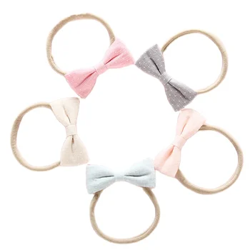 5pcs dječji najlonske trake za kosu mašne za djevojčice headbands elastične trake za kosu za djecu novorođene bebe bebe pribor za kosu