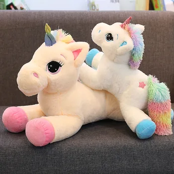 40 cm/60 cm/80 cm lucky star Rainbow jednorog konj slatka plišane životinje pliš igračke dječji pliš igračke, pokloni za rođendan home decor supplie