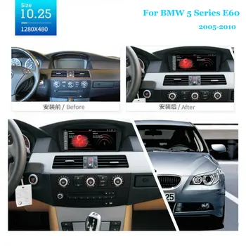 Ekran GPS navigacija automobil Inex za BMW 3/5 serije E60 / E90 pribor armaturne ploče CD DVD player, stereo Radio Android sustav