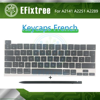 Nova tipkovnica za prijenosna računala A2141 A2289 a2251 francuski FR Keycaps za Macbook Pro Retina 13 