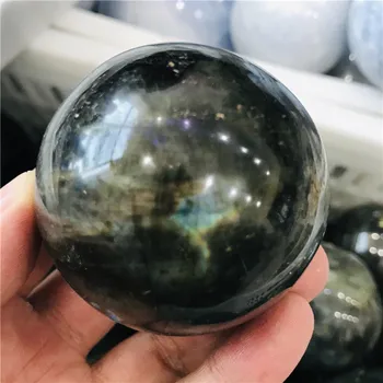 50-70 mm prirodni kvarcni kristal labrador loptu aura namještaj kućni ukras