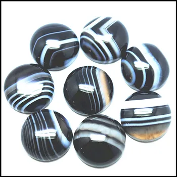 10шт priroda pukotine kamen кабошоны smeđe boje, okrugli oblik bez rupe perle kabine veličine 16 mm nakit zaključke nakit pribor