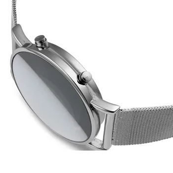 2019 muška moda binarni satovi Sportski digitalni sat muški remen od nehrđajućeg čelika gospodo elektronski satovi muški satovi Relogio Masculino