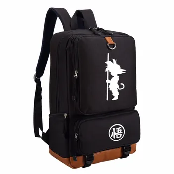 WISHOT Dragon Ball Ruksak školski ruksak za mlade školske torbe putovanja svakodnevni torbe za laptop, ruksak