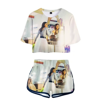 WAWNI Eva Queen komplet od 2 predmeta Seksi majica za ljeto Djevojka Kawaii Harajuku hip hop setovi uredan stil 2020 novi dolazak ženska vanjska odjeća