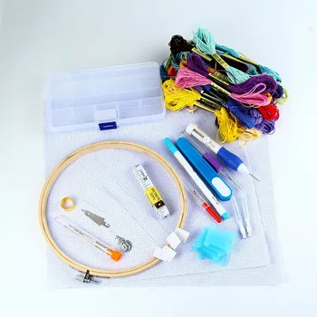 Magija DIY vez ručka pletenje set set alata udarac igla skup niti plastika+čelik uređenje doma DIY šivanje alati