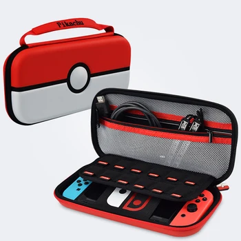 Novi Poke-ball stil NS torbica za pohranu prijenosni tvrdi torbica PU torba za pohranu Nintendo Switch pribor za igraće konzole