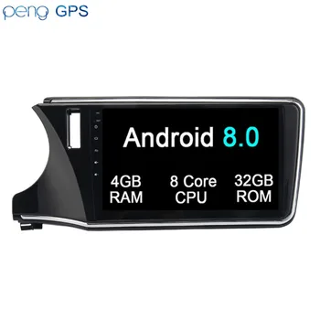 10.2-Inčni Android 8.0 7.1 Car Stereo Radio GPS Navigation Headunit for Honda City-2018 Multimedia Audio no DVD Player Video