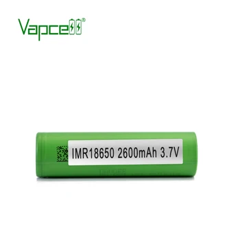 Vapcell original 18650 VTC5 2600mAh 20A 3.7 V litij-ionska baterija stana / gumb top punjive baterije za svjetiljku alata