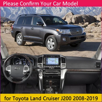 Za Toyota Land Cruiser 200 J200 2008~2019 Anti-Slip Mat Dashboard Cover Pad krov Dashmat tepih pribor 2010 2013 2018