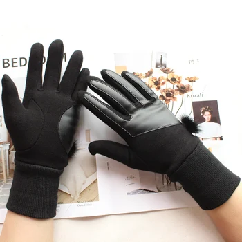 Bickmods nove ženske pamučne rukavice u šest boja moda kratak stil osjetljiv na dodir zimske tople rukavice