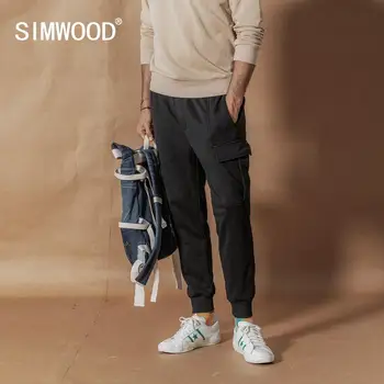 SIMWOOD 2020 jesen novi сыпучие teretni sweatpants muška moda sužava čipke trkač sport odijela plus size hlače
