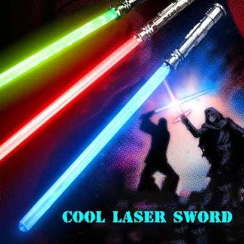 Svjetlosni mač igračke za djecu sablja sjajni plastični RGB laserski nož, mač cosplay igračke Led Bar Party Wars Led Light Saber Stick