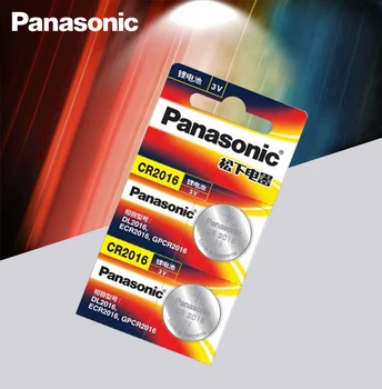 Panasonic visoke kvalitete litij baterija 100 kom./lot 3 u cr2016 gumb baterije satove, novac baterije cr 2016 DL2016 ECR2016