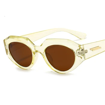 LongKeeper 2021 moda Mačka oko ženske sunčane naočale marke dizajner berba punk ovalni sunčane naočale ženske леопардовые naočale UV400 Gafas