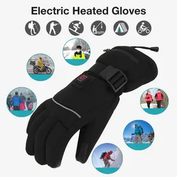 Zimske rukavice s grijanom USB toplije električni rukavice s grijanom punjiva topliji za ruke sa 4000 mah za vožnju biciklom motocikl skijaške rukavice