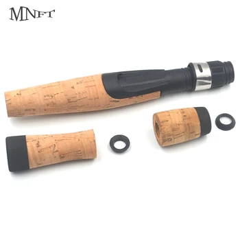 MNFT 1Sets Cork Split Grip Fishing Rod Handle Kit with Spinning Bubnjeva Seat for Rod Building Repair Tackle