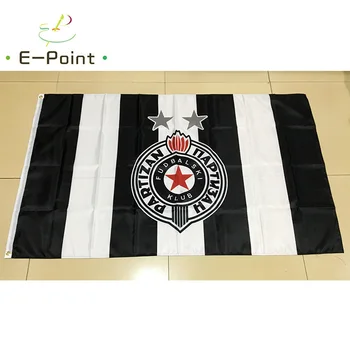 Srbija FK Partizan 3ft*5ft (90*150 cm) veličina božićne ukrase za dom zastava banner pokloni