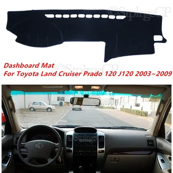Za Toyota Land Cruiser Prado 120 J120 2003~2009 protuklizni tepih suncobran Дашмат zaštita tepih ploči s instrumentima poklopac jastučići pribor