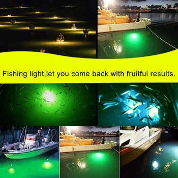 15 W, 30 W 12 U 108шт 2835 LED podvodni ribolov svjetlo mamac Fish Finder lampa privlači škampi lignje Kril plava zelena bijela svjetlost