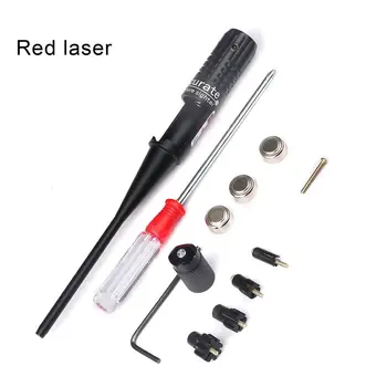1 compl. podesiva adapteri pušku Crvena laserska cijev vid коллиматор komplet sa kutijom biti laserski ciljnik za .22 do .50 kalibra Rifies