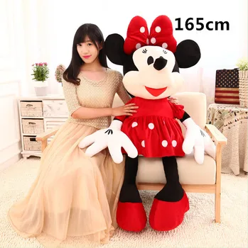 135 cm veliki Mickey Mouse lutke veliki ružičasti Minnie Mouse pliš igračke ljubavnik lutke za djevojčice poklon za Valentinovo za odrasle gf