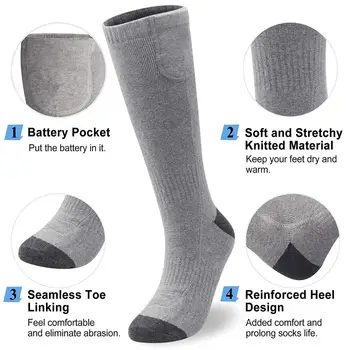 Punjive grijaće čarape prati tkanina pamučna podstava впитывающая znoj i prozračne za lov, led ribolov