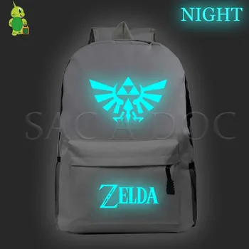 Mochila The Legend of Zelda ruksak žene muškarci laptop torbe ruksak školske torbe za mlade osvijetljena ispis putovanja ruksak