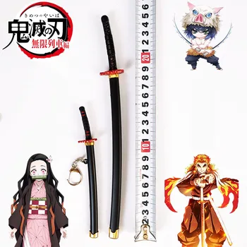 Japan hot anime Ubojica Demona novi film камадо Тандзиро zjenicu 5,9 inča 9,84 inča metalni mač privjesci igračke