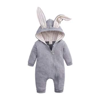 Zimski kombinezon Baby Girl One-pieces Newborn Body Suit Baby Pidžame Boys Animal Rabbit Ears jesen slatka kombinezon odjeće 5