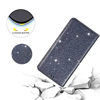 Luksuzni sjaj Slim Book Leather +TPU Novčanik Flip Phone Protect Cover za iPhone 11 Pro Max X XS XR MAX 8 7 Plus Case magnetski