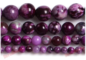 Cijena po cjeniku proizvođača ljubičasta Sugilite cijele veličina 4-12 mm prirodni kamen slobodan perle za izradu nakita narukvica Strand 15