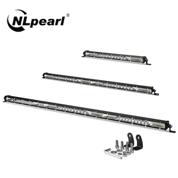Nlpearl Light Bar / Work Light 10-30inch однорядный led lampa za kamion 4X4 UAZ Off Road 12V 24V Combo Beam LED Work Light