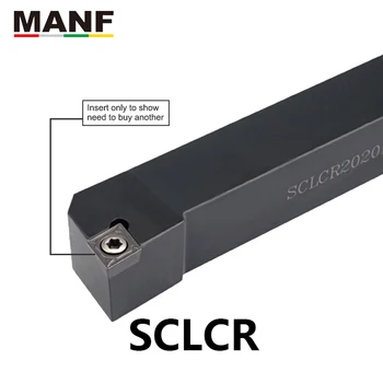 MANF CNC 10mm 12mm SCLCR-1010H06 vanjski okretanje alat držač CCMT09 umetanje okretanje rezač sendvič od čelika alat za токарного stroja