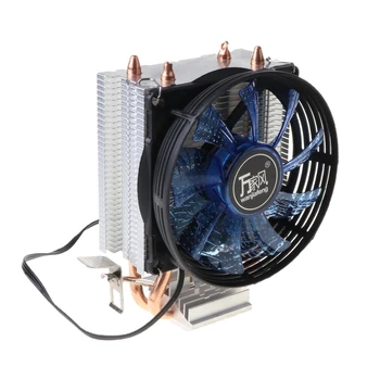 CPU Cooler Master 2 Pure Copper Heat-pipes ventilator sa plavim pozadinskim osvjetljenjem sustav hlađenja B95C