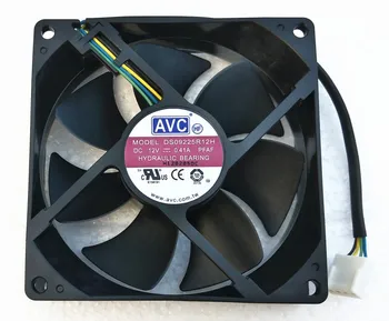 Potpuno novi za AVC 9225 9025 9 cm 4-žični pulse ventilator za kontrolu temperature Ds09225r12h 0.41 a procesor hladnjak