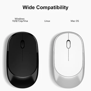 Punjenje/baterije bežični miš je ergonomski dizajn optički miš za laptop 2.4 G računalni pribor VH99