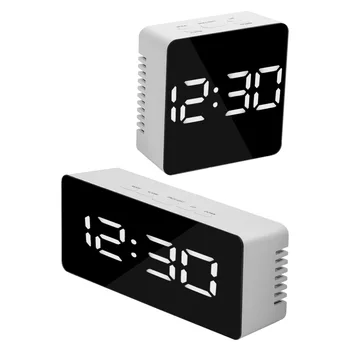 Digitalni led zaslon Stolni satovi USB i akumulatori, društvene alarmi termometar slr sat s funkcijom ponavljanja