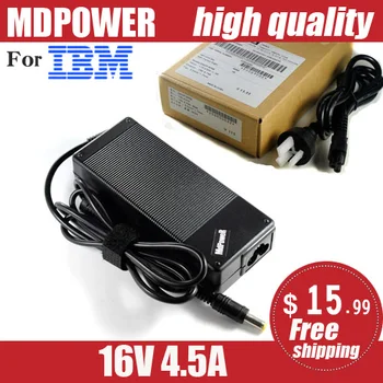MDPOWER za IBM X40 / T40 / T41 / T42 / T43 / R50 / R51 / R52 notebook ac adapter i kabel 16V 4.5 A