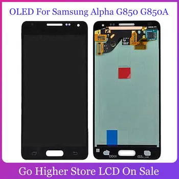 OLED za Samsung Alpha G850 G850A G850F G850M G850K LCD zaslon osjetljiv na dodir digitalizator sklop