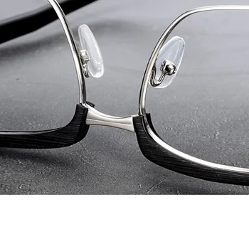 Vazrobe prevelike naočale kadar muškarci 152 mm velike Полуободковые četvrtaste naočale s prozirnim staklima naočala za рецептурной kratkovidnosti