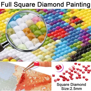 5D Full Diamond Painting Cross Stitch Kit Diamond vez uzorak diamond mozaik crtani Jednorog slika gorski kristal paste