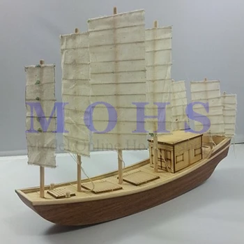 Kineska drevna Klasičan drveni Razmjera model broda sedam navijača skupština drveni jedriličarska brod model masivan drveni model broda setovi