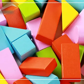 50шт klasični drveni boja se prelijeva blokovi obrazovanje djece gradivni blokovi rani tutoriali Montessori dječji drvene igračke poklon